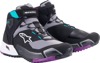 Alpinestars Stella CR-X Drystar Shoes Black/Purple/Gray/Teal Women's 11.5