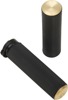 Arlen Ness Cable Style Fusion Series Grips Knurled Rubber w/ Brass