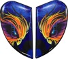 Icon Airform Helmet Side Plates Warden Blue One Size - Replacement side plates for Icon Airform helmets