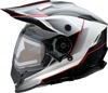 Range Bladestorm Dual-Sport Snow Helmet Medium - White/Black/Red