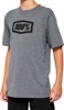 100% Youth Icon Tee Heather Gray - Youth XL 100% Youth Icon Tee Heather Gray - Youth XL