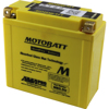 MotoBatt MB5.5U Quadflex AGM Battery Sealed Factory Activated - Sealed AGM battery, Quadflex terminals, Universal fit