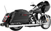 American Outlaw Chrome 4.5" Slip-On Exhaust - For 17-19 H-D FLH FLT American Outlaw Chrome 4.5" Slip-On Exhaust - For 17-19 H-D FLH FLT