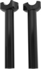 HardDrive 8.5 Inch Straight Black Handlebar Risers - Fits 1 inch handlebars, gloss black finish
