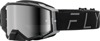 Fly Racing Zone Pro Goggle Black/Grey with Mirror/Smoke Lens - Offroad goggles with mirror/smoke lens, Black/Grey