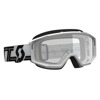 Scott Primal Goggles White/Black Clear Lens Small Frame Unisex - Clear anti-fog goggles for smaller faces