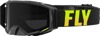Fly Racing Zone Pro Goggle Black/Hi-Vis Dark Smoke Lens - Pro goggle with dark smoke lens, Black/Hi-Vis color