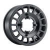 MR407 Bead Grip 15x6 / 5+1/51mm Offset / 5x4.5 / 77mm CB Matte Black Wheel