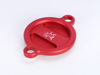 Oil Filter Cover Red - For 14-15 KTM Husqvarna 250/350 Oil Filter Cover Red - For 14-15 KTM Husqvarna 250/350