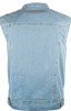 Iron Sights Club Collar Denim Vest Blue 2X-Large