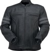 Z1R Remedy Leather Jacket Black 2XL Men's - Premium leather riding jacket in Black, 2XL, Men's