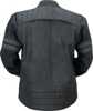 Z1R Remedy Leather Jacket Black Men's Large - Premium leather street jacket in Large, Black