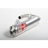 Stainless Steel & Aluminum Slip On Exhaust w/ Spark Arrestor - For 03-06 Honda Rincon
