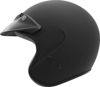 THH T-381 Open Face Helmet Flat Black Small