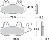 Rear Ceramic Brake Pads - 638Hf Ceramic Brake Pads Sbs