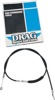 Drag Specialties High-Efficiency Clutch Cable +2in Black For Harley XL1200V