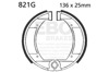 Grooved Organic Brake Shoes - For 78-80 Honda CR250R