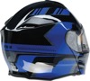 Z1R Solaris First Tracks Modular Snow Electric Helmet S Blue - Modular snow helmet with electric shield