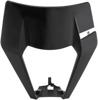 Black Front Headlight Mask - For 17-19 KTM EXC/EXC-F