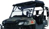 QuadBoss Windbreak Folding Windshield Clear Fits 14-22 Honda Pioneer 700