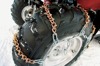ATV/UTV 11-V Bar Snow Chains - Oversized For Use On 27" and 28" Tires - 1 Pair