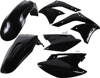 Black Plastic Kit - For 06-08 Kawasaki KX250F