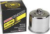 Oil Filter - Chrome - For 86-17 Aprilia Suzuki Kymco Arctic Cat