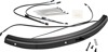 CIRO Solaire LED Windshield Trim Black For Harley-Davidson Touring - Windshield LED trim for Harley Touring models