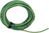 13' Color Match Electrical Wire - Green / Yellow 14A/12V 20AWG