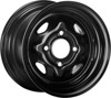 Sedona Steel 12x7 4/110 2+5 Black Rear ATV/UTV Wheel - 12x7 4/110 2+5 Black Steel Rear ATV/UTV Wheel