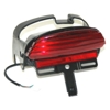 Letric Lighting LED Taillight Red Lens Fits Harley Dyna