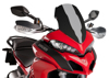 Black Racing Windscreen - For 15-19 Ducati Multistrada