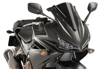 Black Racing Windscreen - For 16-18 Honda CBR500R Black Racing Windscreen - For 16-18 Honda CBR500R