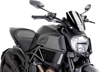 Black Naked New Generation Windscreen - Ducati Diavel Black Naked New Generation Windscreen - Ducati Diavel