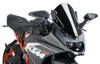 Black Racing Windscreen - For 14-18 KTM RC390