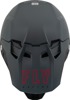Fly Racing Formula CC Centrum Helmet Matte Grey/Black XS - Lightweight offroad helmet, matte grey/black, XS size