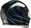 Z1R Warrant Amplify Helmet Blue/Black Large - Full face helmet with drop-down sun visor