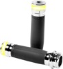 Contour LED Handle Grip Set Chrome Cable Throttle by Performance Machine