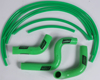 Silicone Hose Kit Green - For 14-21 Kawasaki KX85