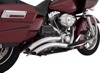 Vance & Hines Big Radius 2-2 Chrome PCX Exhaust Fits HD Dresser 07-16