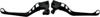 Avenger Inlay Hydraulic Brake/Clutch Lever Set Black/Silver - 08-16 HD
