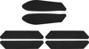 WSM Traction Mat Set Black For Yamaha WaveRunner VX/VXR/VXS - Traction mats for Yamaha WaveRunner VX/VXR/VXS