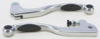 Black Grip Shorty Brake & Clutch Lever Set - For Yamaha TTR125L YZ125 YZ250 YZ80