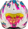 Fly Racing Revolt Space Creep Helmet LG Light Blue/White/Pink - ECE & DOT approved polycarbonate helmet
