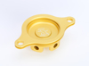 Oil Filter Cover Gold - For 09-15 Honda CRF450R Oil Filter Cover Gold - For 09-15 Honda CRF450R