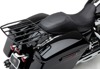 Cobra BA Flat Rack Gloss Black Fits Harley-Davidson