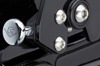 Cobra BA Flat Rack Gloss Black Fits Harley-Davidson