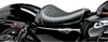 Bare Bones Pleated Vinyl Solo Seat - Black - For 10-19 Harley XL 48 72 Bare Bones Pleated Vinyl Solo Seat - Black - For 10-19 Harley XL 48 72
