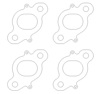 Cometic .030" DOHC Exhaust Gasket Set (4pcs) Fits Nissan CA18DE/CA18DET