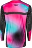 Fly Racing Rayce Bicycle Jersey Fuschia/Black/Teal Large - Performance long sleeve jersey in Large, Fuschia/Black/Teal